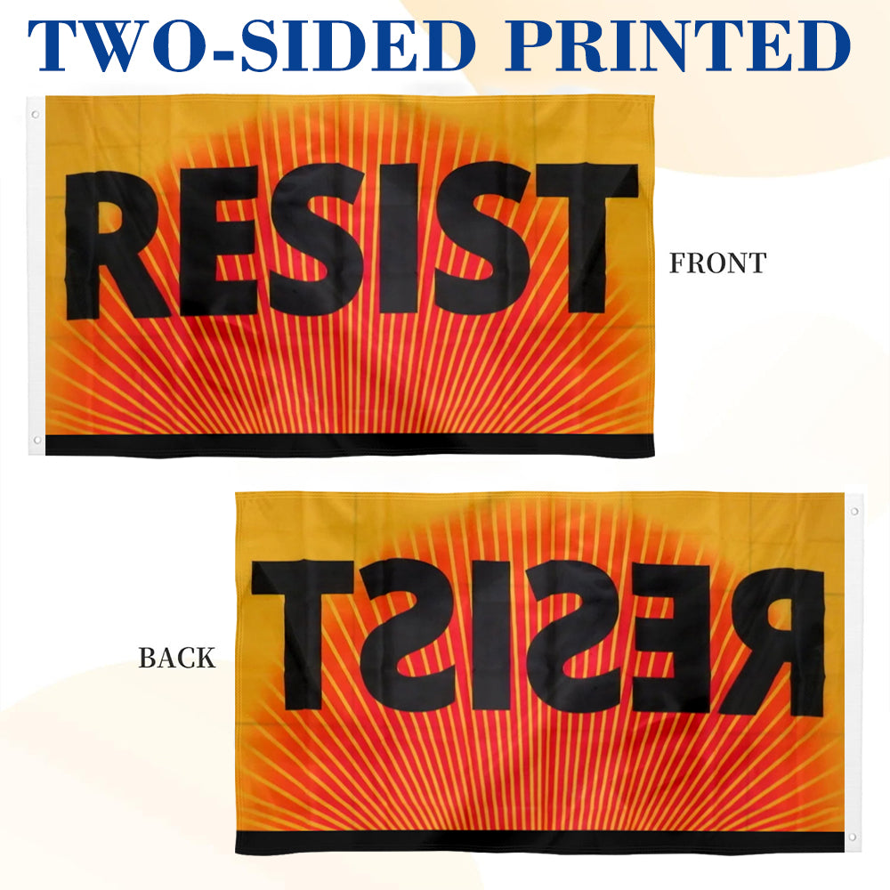 Resist flag 3x5ft banner man cave