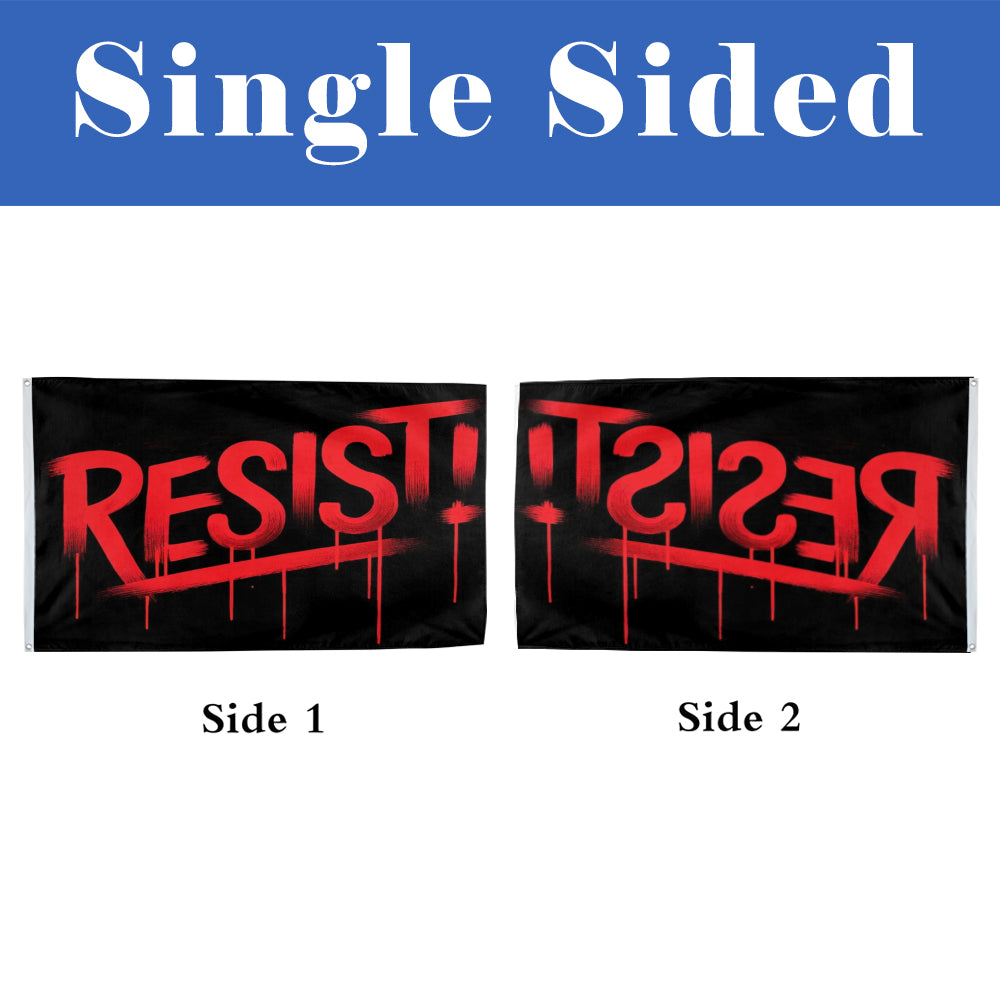 Resist flag 3x5ft banner man cave