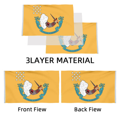 Resistance to Tyrants (Gostelowe) flag 3x5ft banner man cave