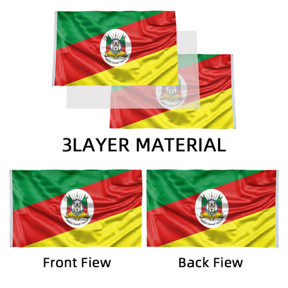 Rio Grande do Sul, Brazil flag 3x5ft banner man cave
