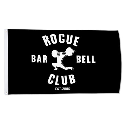 "Rogue Barbell Club" Gym flag 3x5ft banner man cave
