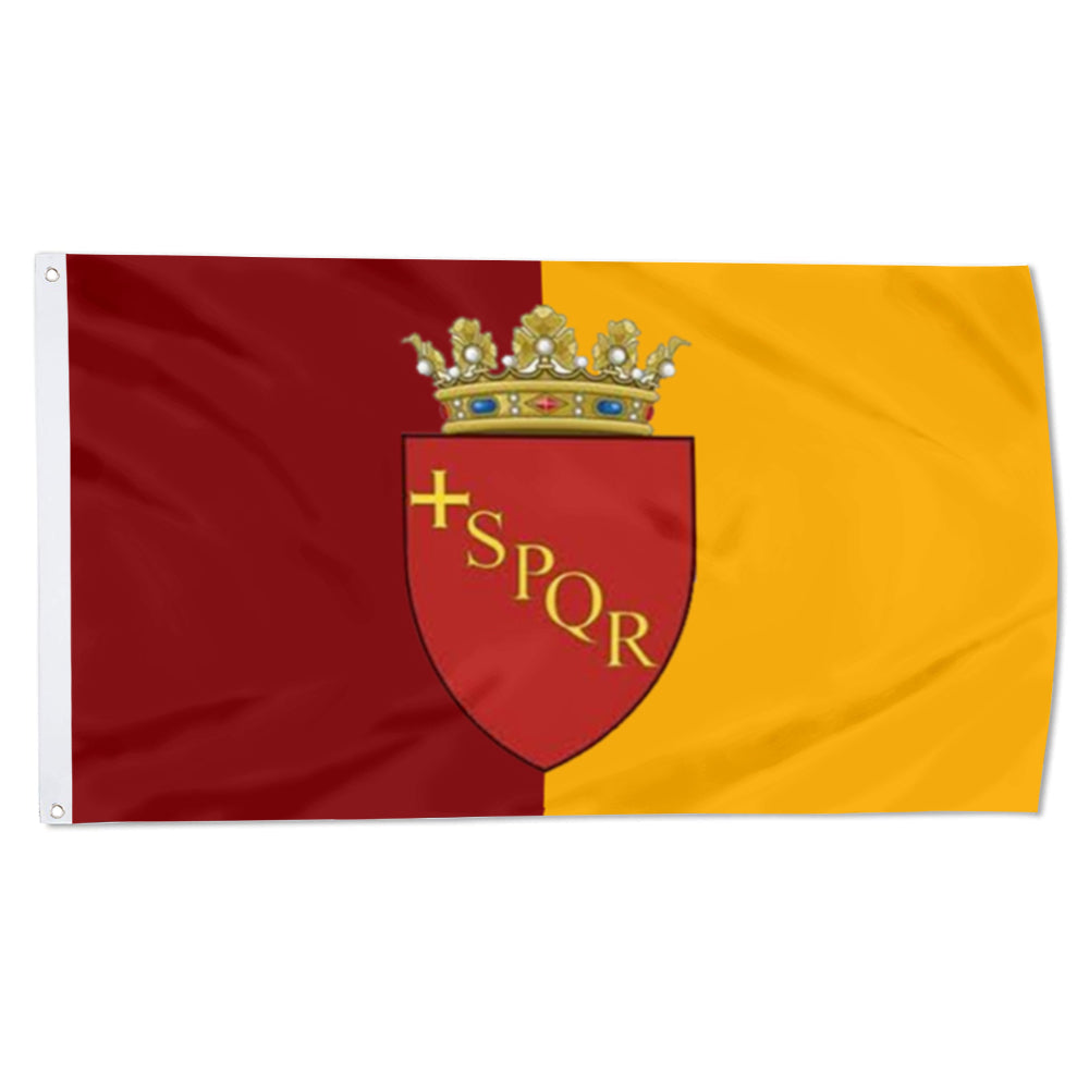 Rome City Coat of Arms flag 3x5ft banner man cave