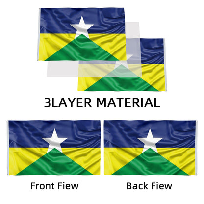 Rondonia, Brazil flag 3x5ft banner man cave