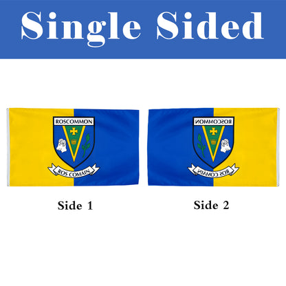 Roscommon County Coat of Arms Ireland flag 3x5ft banner man cave