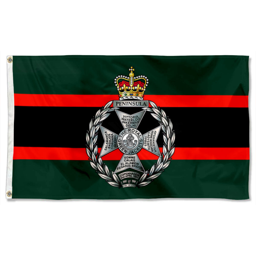 Royal Green Jackets of The British Army flag 3x5ft banner man cave