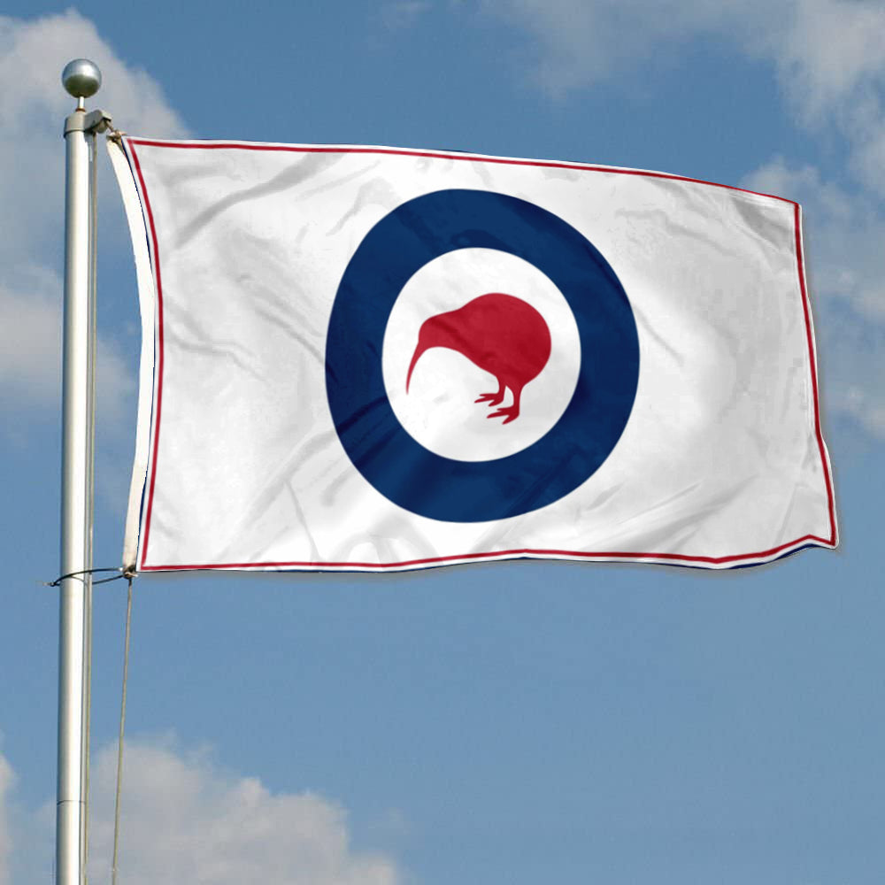 Royal New Zealand Air Force Roundel flag 3x5ft banner man cave