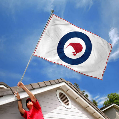Royal New Zealand Air Force Roundel flag 3x5ft banner man cave