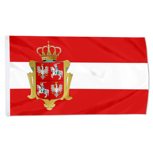 Royal Polish Lithuanian Commonwealth GDL Belarus Pogonia House Vasa White Red flag 3x5ft banner man cave