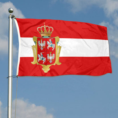 Royal Polish Lithuanian Commonwealth GDL Belarus Pogonia House Vasa White Red flag 3x5ft banner man cave