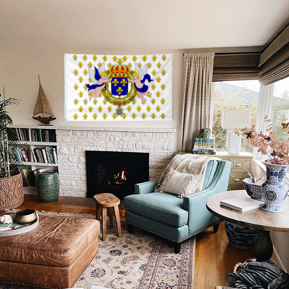 Royal Standard of the Kingdom of France flag 3x5ft banner man cave