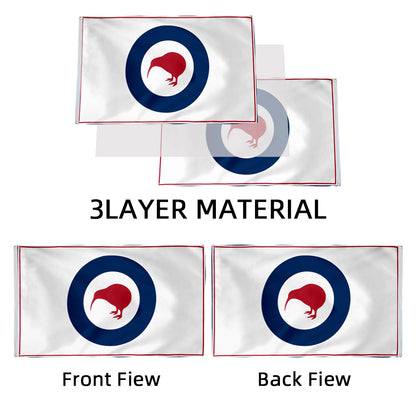 Royal New Zealand Air Force Roundel flag 3x5ft banner man cave