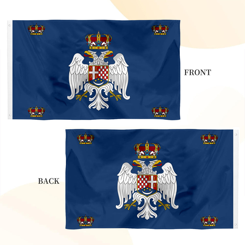 Royal Standard of the Crown Prince of Yugoslavia (1937–1941) flag 3x5ft banner man cave
