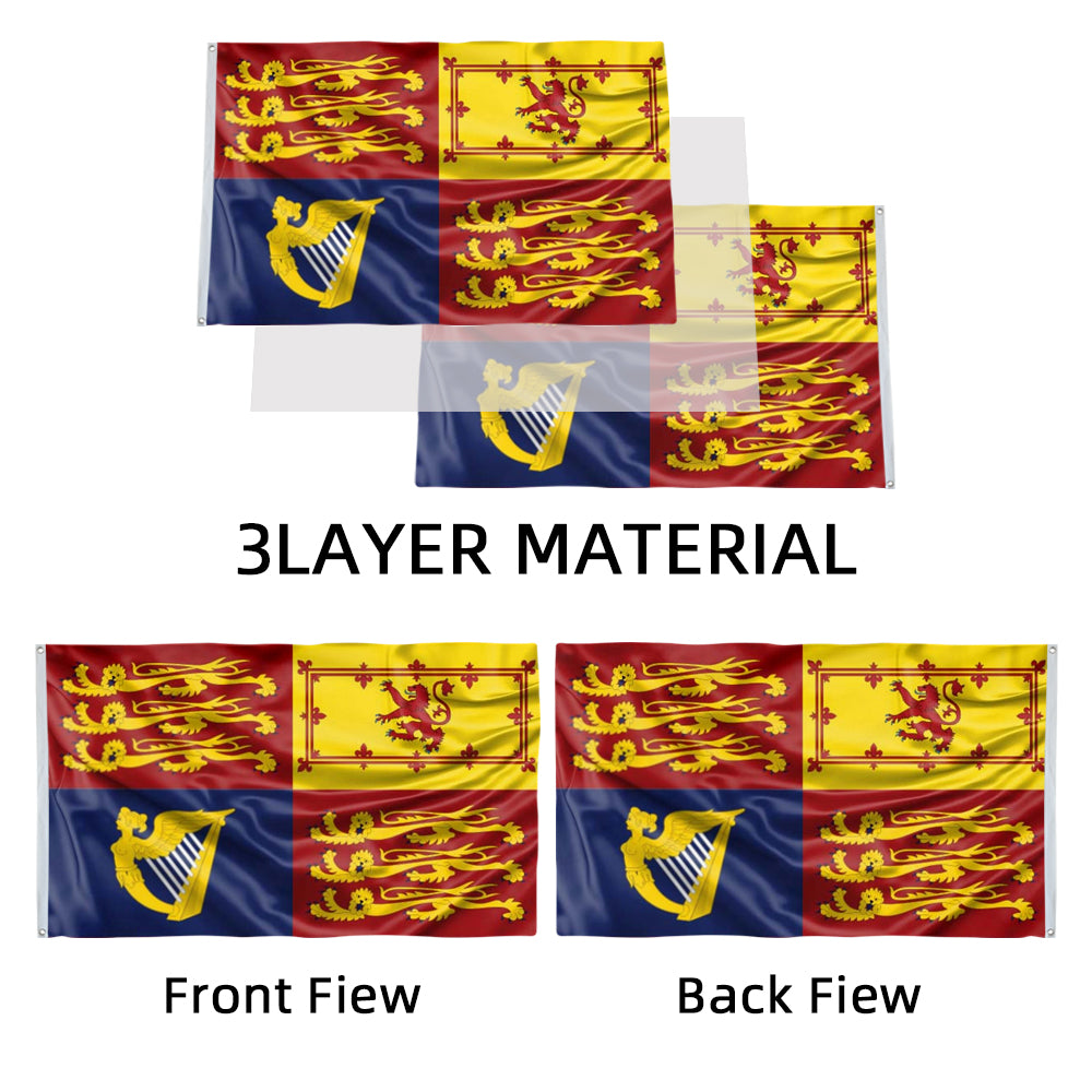 Royal Standard of the United Kingdom flag 3x5ft banner man cave