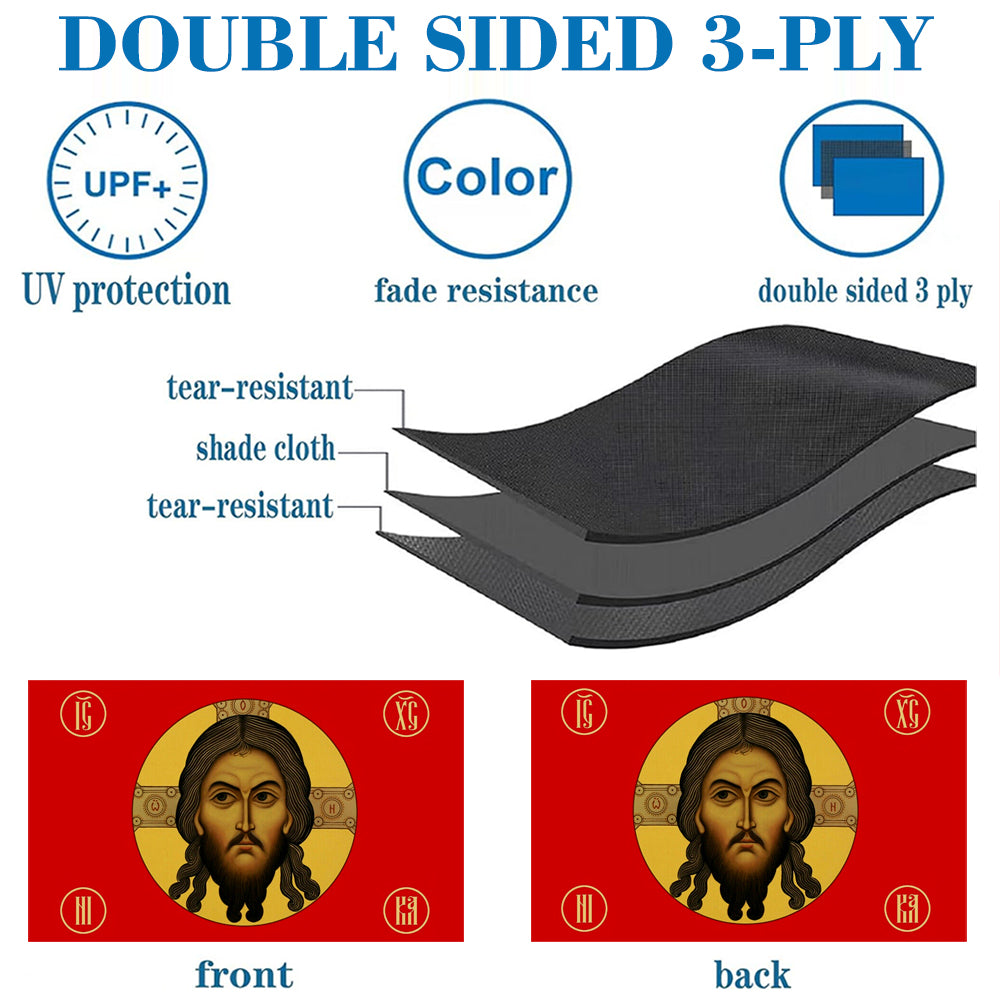 Russia flag Jesus Imperial Gonfalon Christ Religion Faith Face flags 3x5ft banner man cave