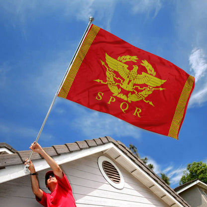 SPQR Ancient Rome Eagle Roman Republic flag 3x5ft banner man cave