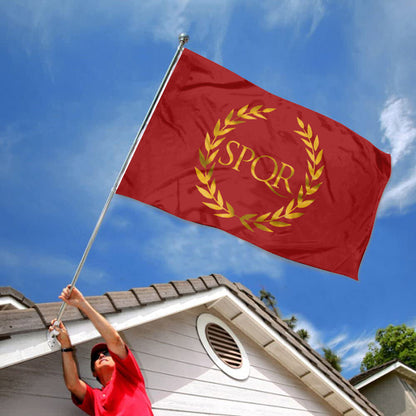 SPQR Roman Empire Senate and People of Rome flag 3x5ft banner man cave