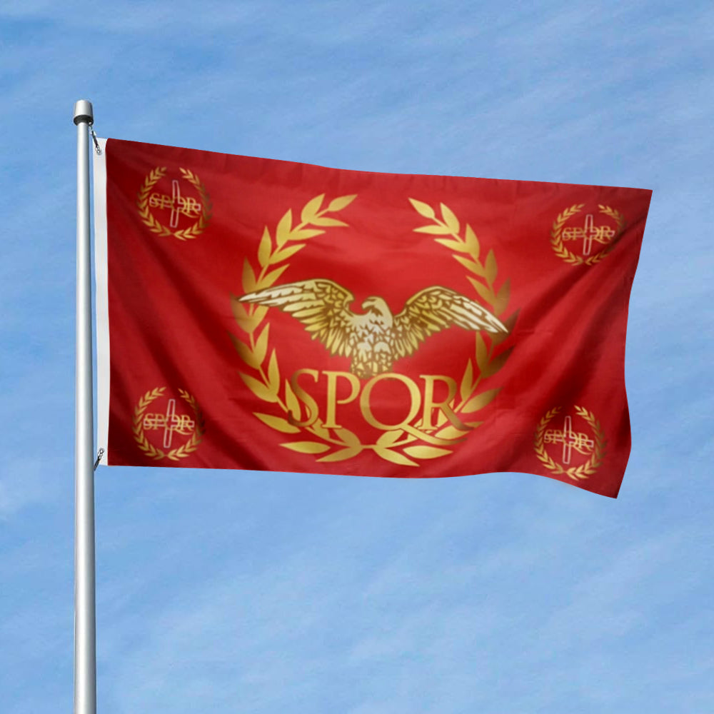 SPQR Roman Empire flag 3x5ft banner man cave