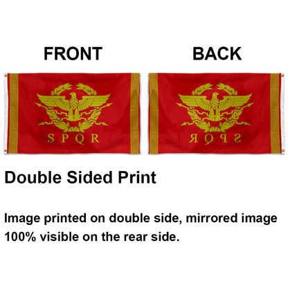 SPQR Ancient Rome Eagle Roman Republic flag 3x5ft banner man cave