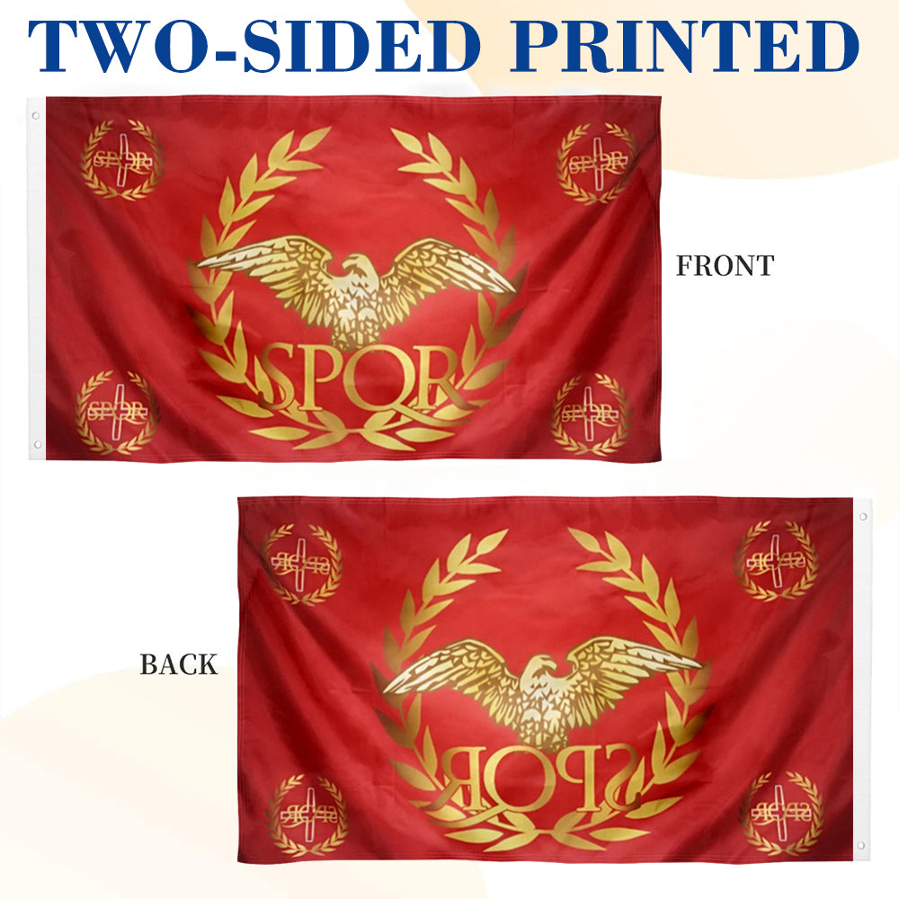 SPQR Roman Empire flag 3x5ft banner man cave