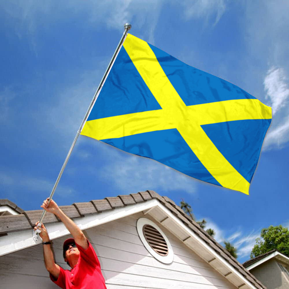 Saint Alban's Cross flag 3x5ft banner man cave