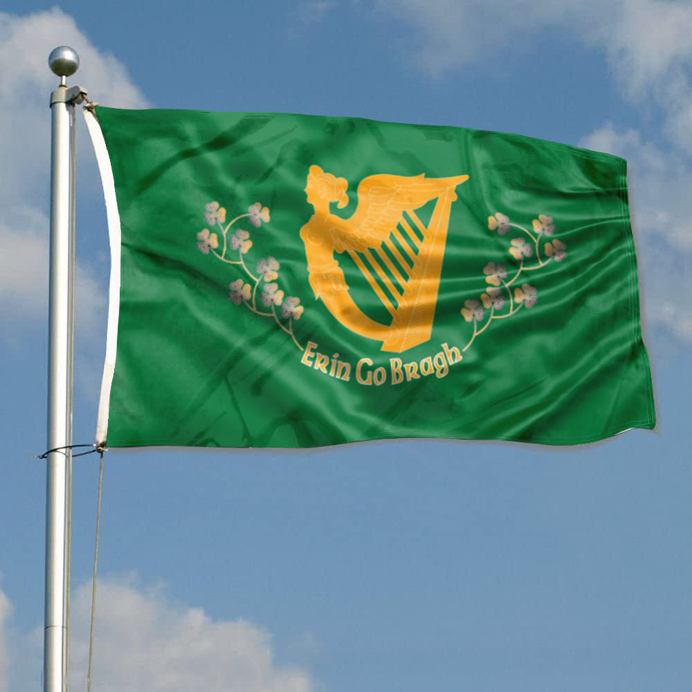 Saint Patrick's Battalion Erin Go Bragh flag 3x5ft banner man cave