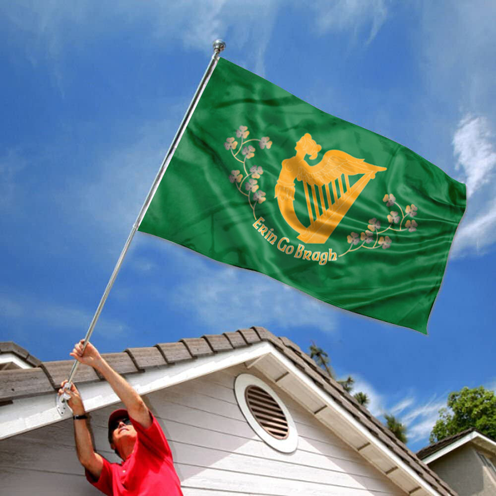 Saint Patrick's Battalion Erin Go Bragh flag 3x5ft banner man cave