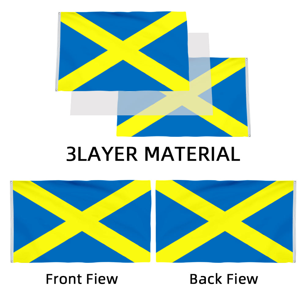 Saint Alban's Cross flag 3x5ft banner man cave