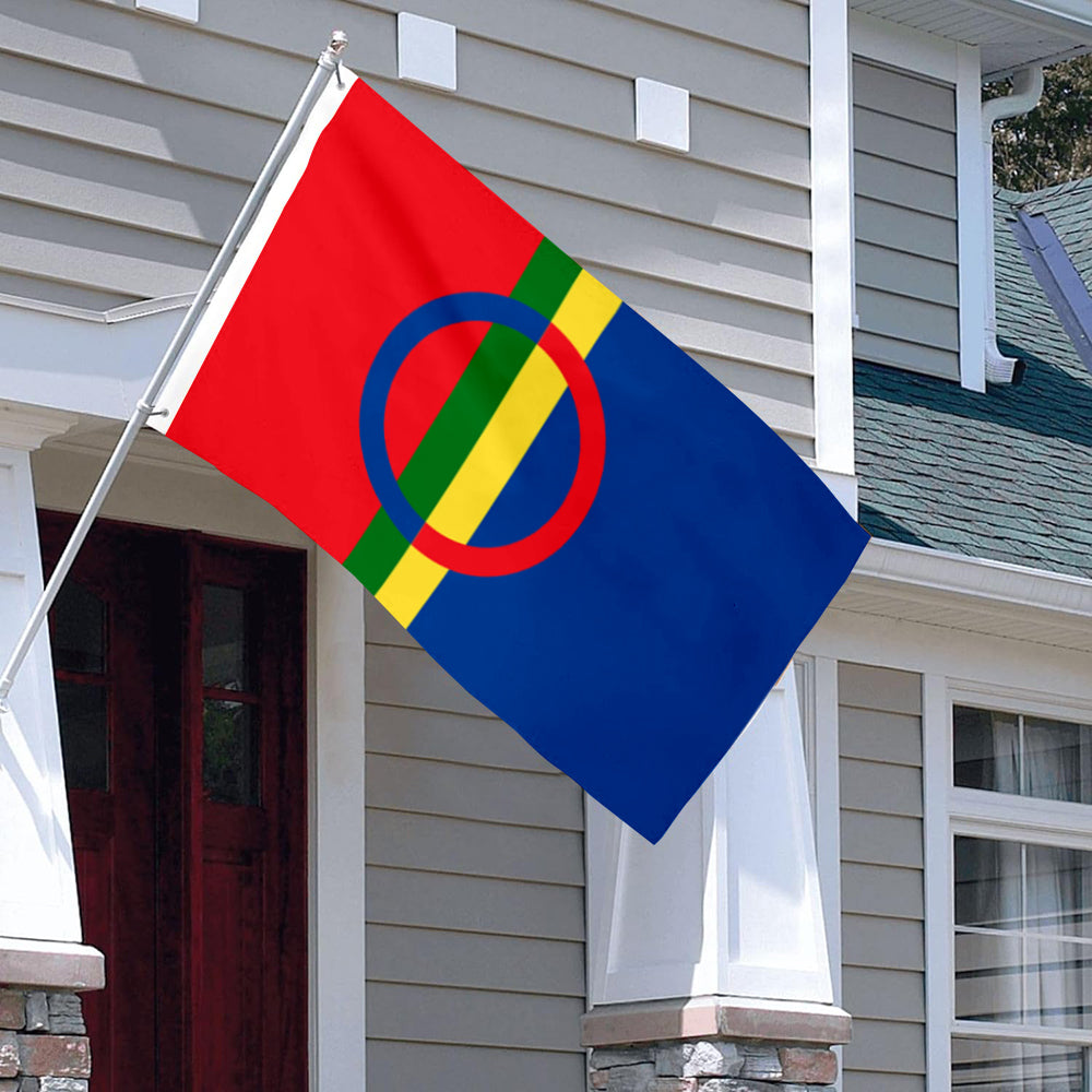 Sami People flag 3x5ft banner man cave