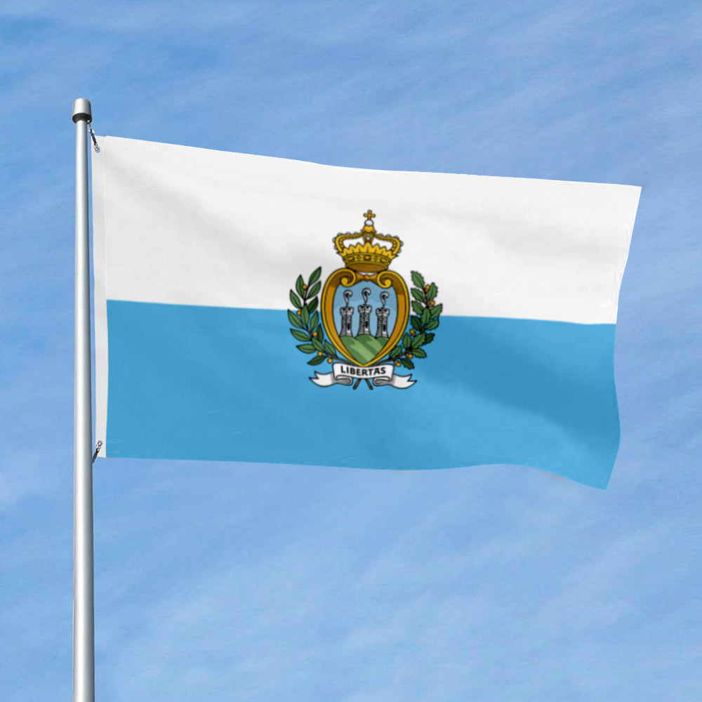 San Marino flag 3x5ft banner man cave