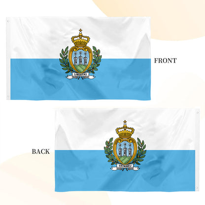 San Marino flag 3x5ft banner man cave