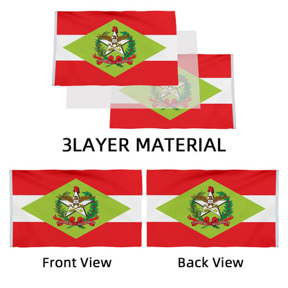 Santa Catarina, Brazil flag 3x5ft banner man cave