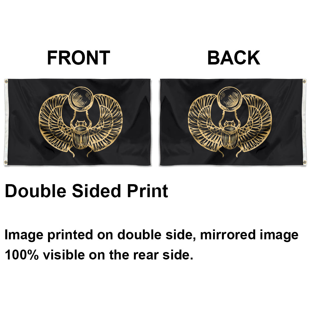 Ancient Egyptian Scarab Beetle flag 3x5ft banner man cave
