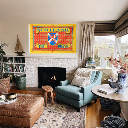 Scotland The Brave flag 3x5ft banner man cave