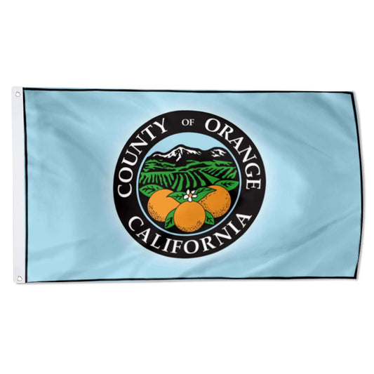 Orange County, California Theme Flag: 3x5ft Man Cave California Orange County Regional Culture-Style Banner