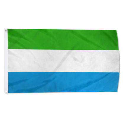 Sierra Leone Sierra Leoneans flag 3x5ft banner man cave
