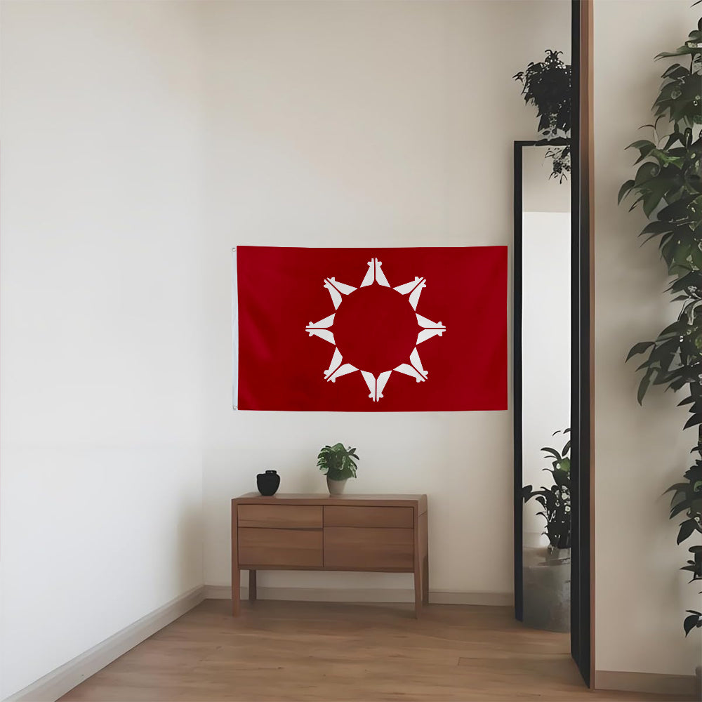 Sioux Oglala Lakota Nation flag Native American Indian Tribes Red Tribal flags 3x5ft banner man cave