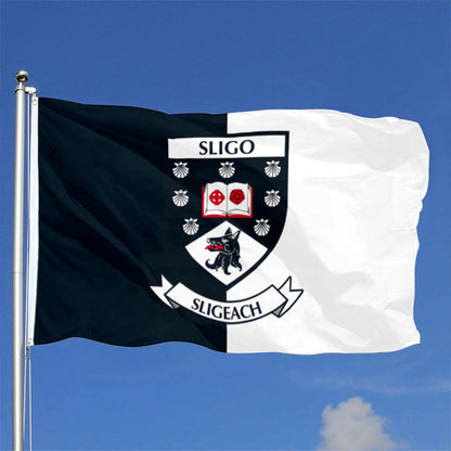 Sligo County Coat of Arms Ireland flag 3x5ft banner man cave