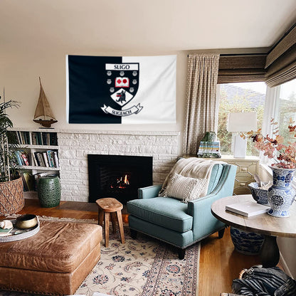 Sligo County Coat of Arms Ireland flag 3x5ft banner man cave