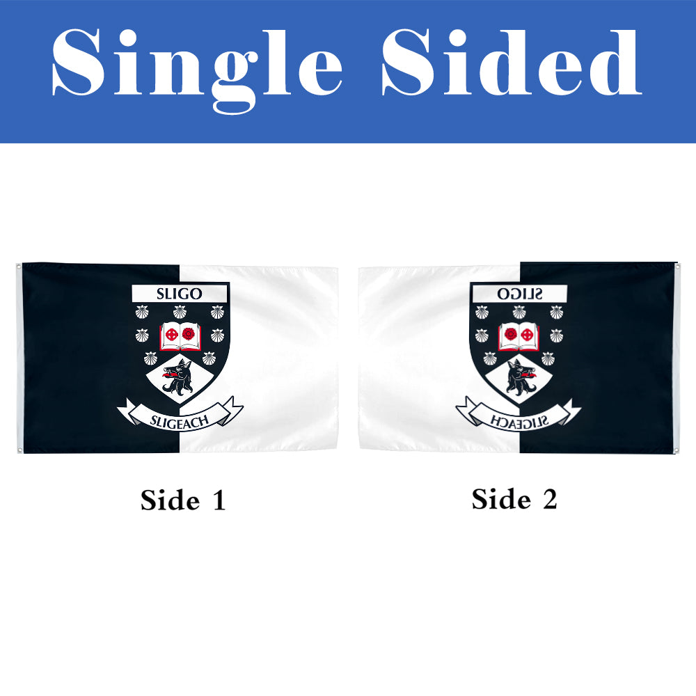 Sligo County Coat of Arms Ireland flag 3x5ft banner man cave