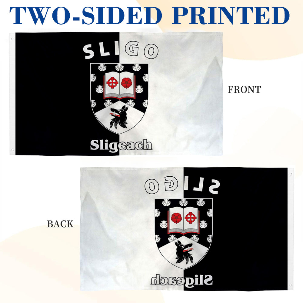 Sligo Ireland County flag 3x5ft banner man cave