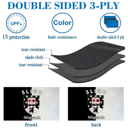 Sligo Ireland County flag 3x5ft banner man cave