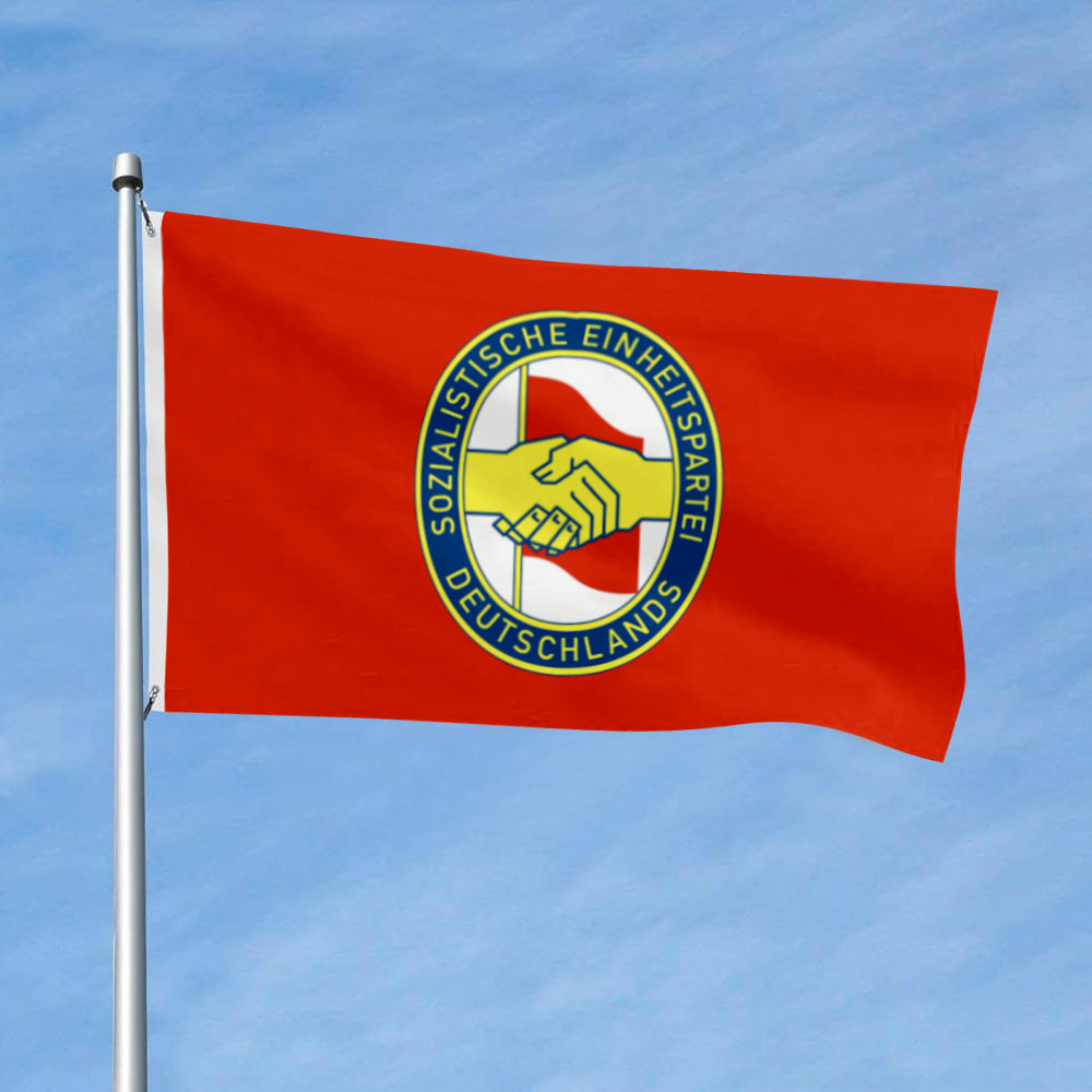 Socialist Unity Party of Germany flag 3x5ft banner man cave