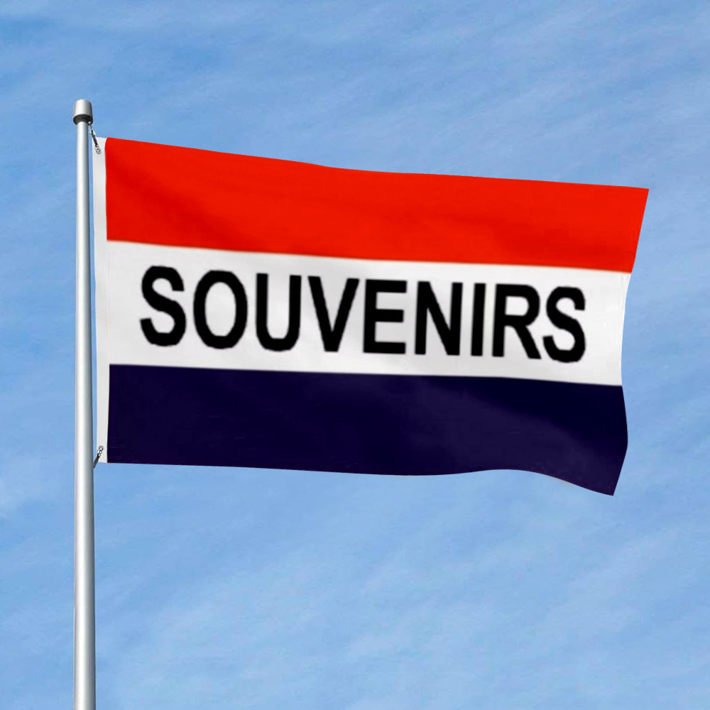 "Souvenirs" Theme flag 3x5ft banner man cave
