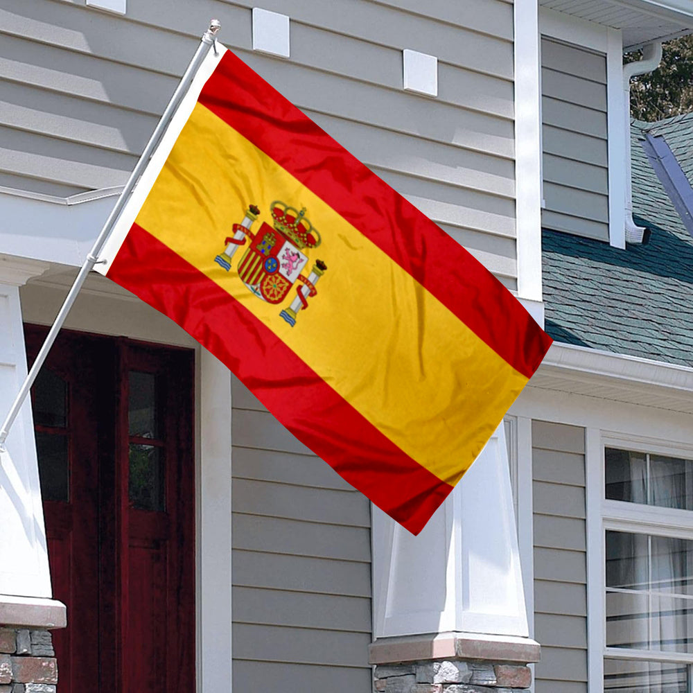 Spain National Flag: 3x5ft Man Cave Iberian Culture-Style Banner