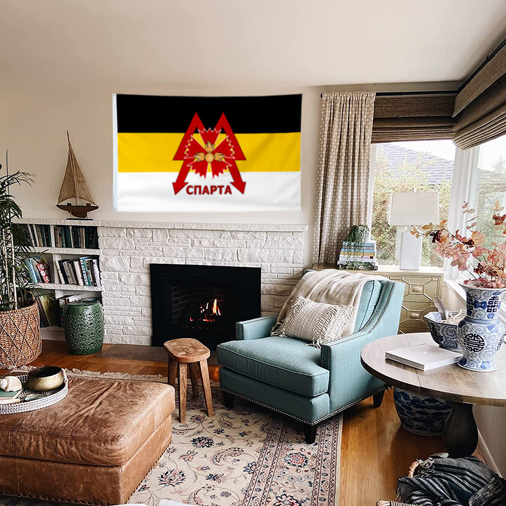 Sparta Battalion flag 3x5ft banner man cave