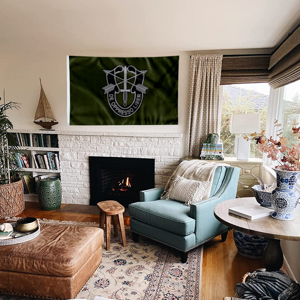 Special Forces De Oppresso Liber flag 3x5ft banner man cave