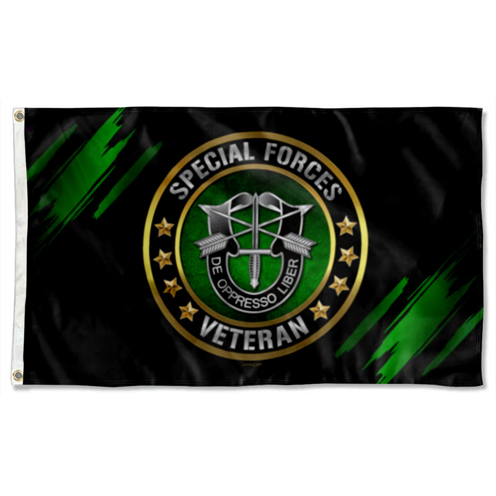 Special Forces Veteran flag 3x5ft banner man cave