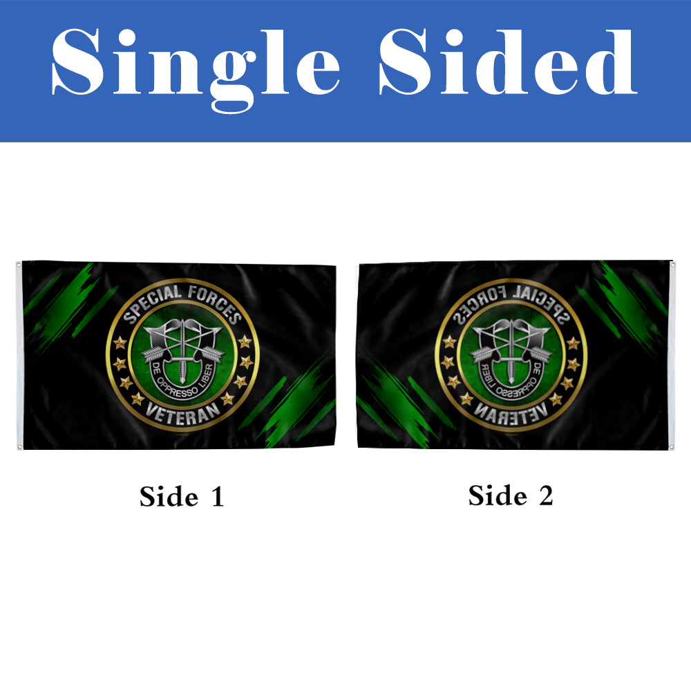 Special Forces Veteran flag 3x5ft banner man cave
