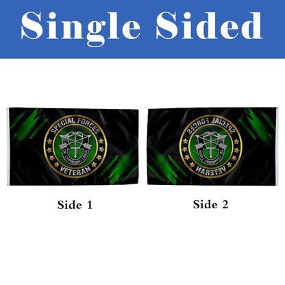 Special Forces Veteran flag 3x5ft banner man cave