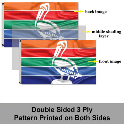 St. Petersburg, Florida Theme Flag: 3x5ft Man Cave American Coastal City Culture-Style Banner